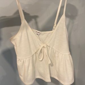 Brand new Garage tie front cami